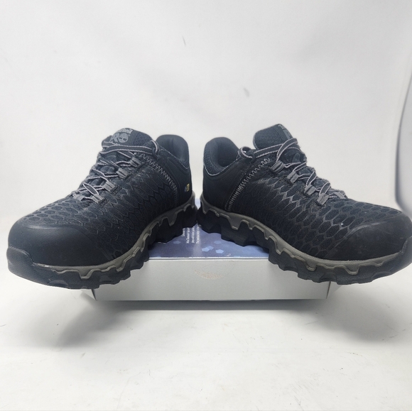 Timberland PRO STEEL TOE Powertrain Sport Raptek Safety Sneaker Size 7 Wide - Picture 13 of 15